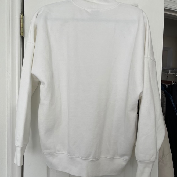 Aritzia Cozy Fleece Boyfriend Mock Sweatshirt NWT - Picture 7 of 9